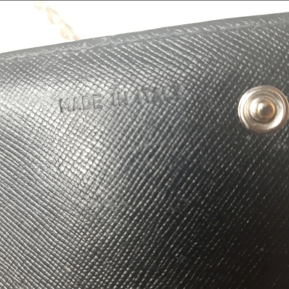 Prada long wallet / Woc with added chain nero - Picture 3 of 9